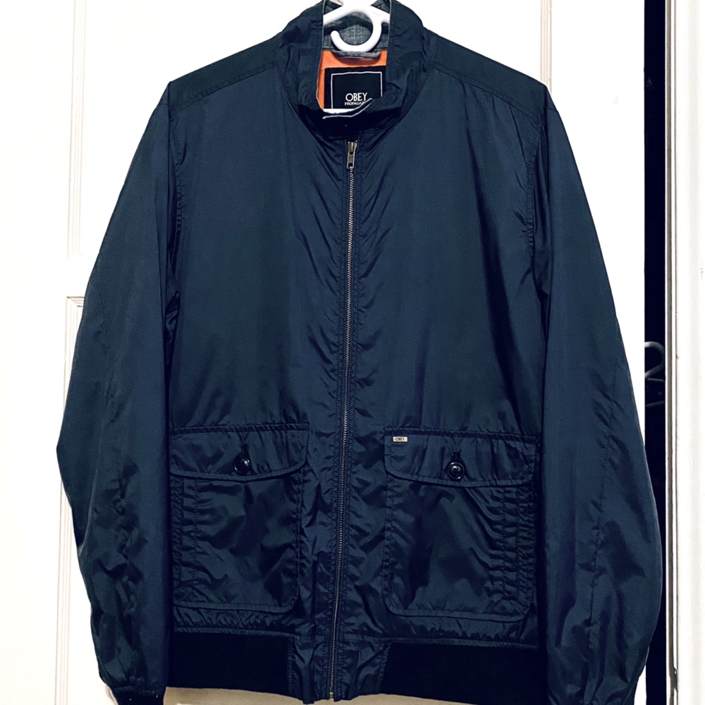 🚨SOLD 🆕 Obey Propaganda Bomber Jacket, Men’s Lar